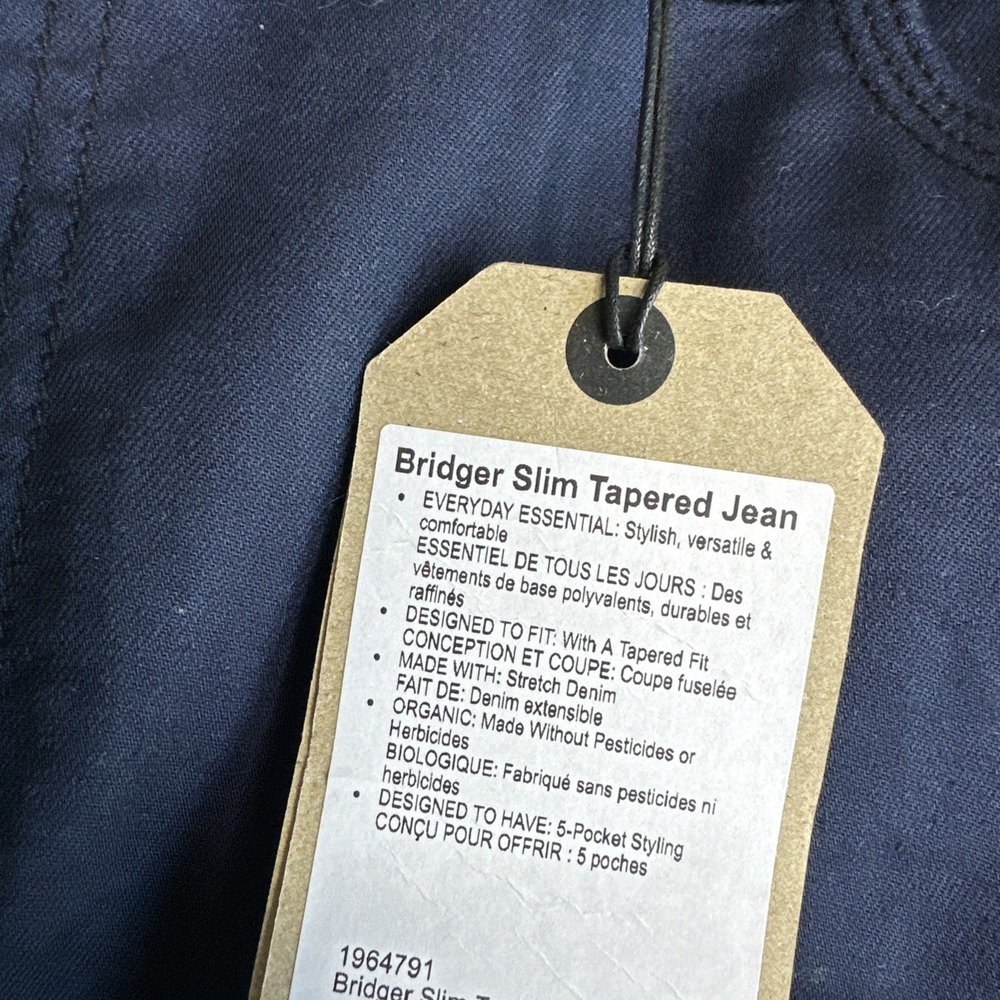 Men's NEW PrAna 40x32 Brion Slim Tapered‎ Jean Blue Outdoor Hiking - Picture 4 of 6